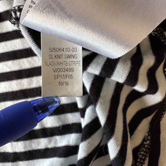 Old Navy Womens Black and White Striped Jersey Tank Dress Size XL Beach Vacation - Picture 6 of 10